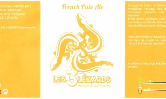 Les 3 Lézards French Pale Ale, Les 3 Lézards