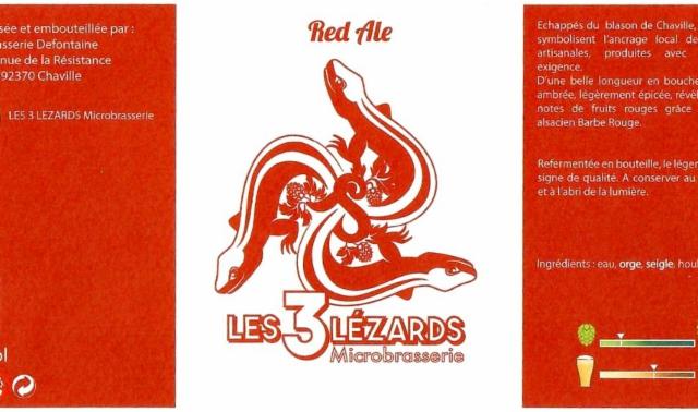 Les 3 Lézards Red Ale, Les 3 Lézards