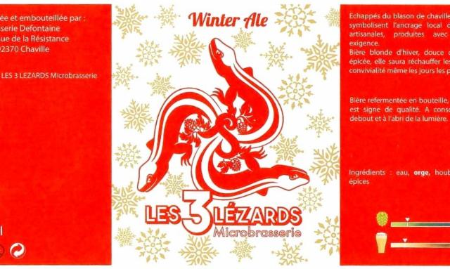 Les 3 Lézards Winter Ale 7.2%, Les 3 Lézards, France