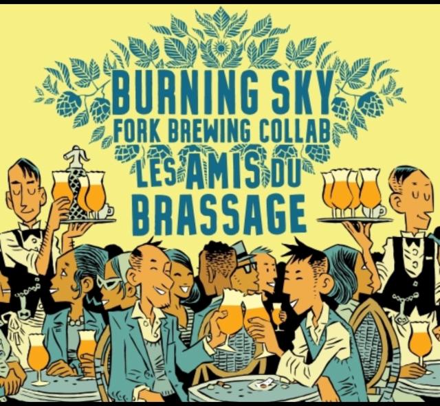 Les Amis Du Brassage 6.2%, Burning Sky Brewery, England