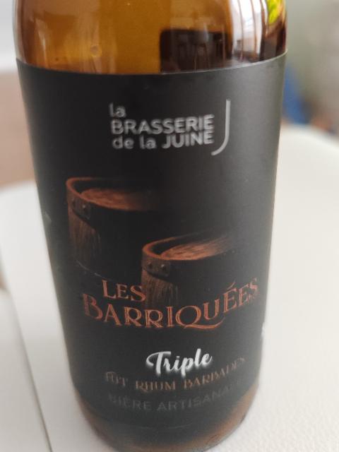 Les Barriquées Triple Au Rhum 11.5%, Brasserie De La Juine, France