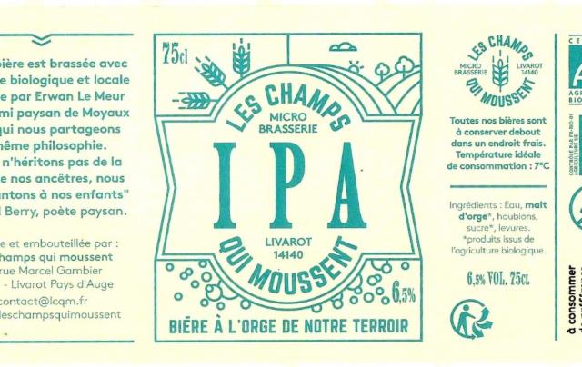 Les Champs Qui Moussent IPA 6.5%, Les Champs Qui Moussent, France