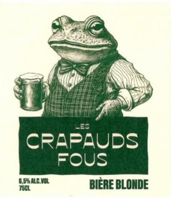 Les Crapauds Fous Blonde 6.5%, Les Crapauds Fous, France
