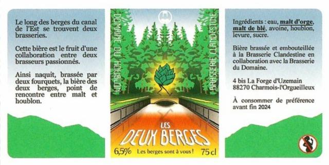 Les Deux Berges, Brasserie La Clandestine