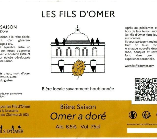 Les Fils D'Omer - Omer A Doré 6.5%, Abbaye De Clairmarais, France
