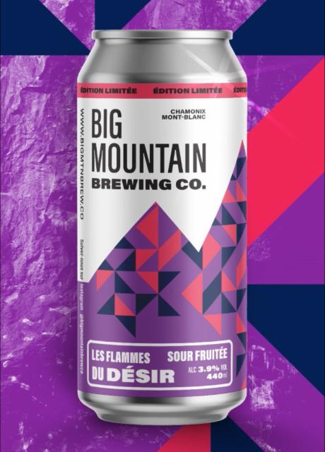 Les Flammes Du Désir 3.9%, Big Mountain Brewing Co., France