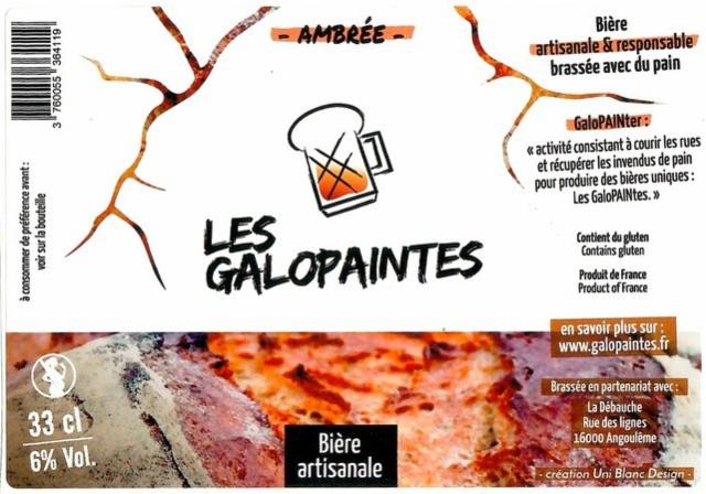 Les Galopaintes Ambrée 6.0%, La Débauche, France