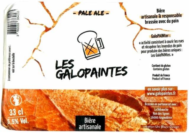 Les Galopaintes Pale Ale 5.5%, La Débauche, France