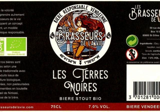Les Terres Noires 7.0%, Les Brasseurs De La Vie, France