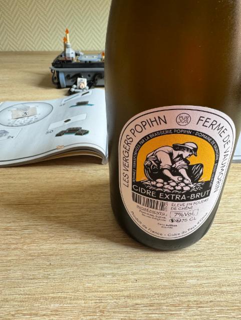 Les Vergers Popihn - Ferme De Vaumorin Cidre Extra brut 7.0%, Brasserie Popihn, France