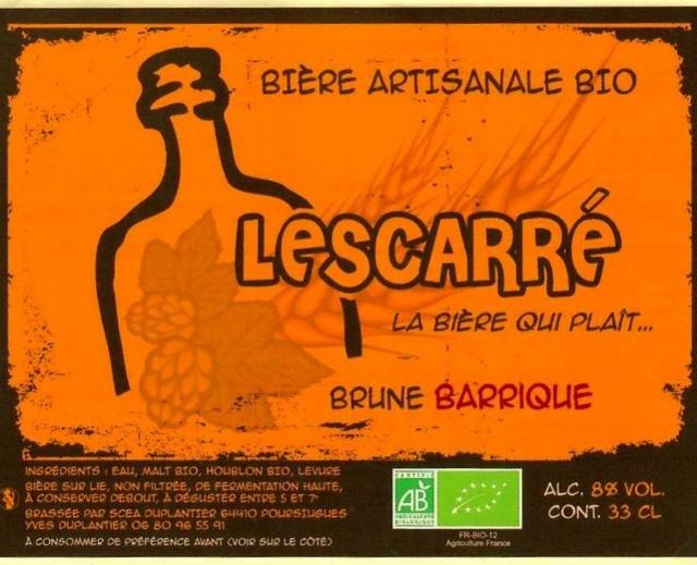 Lescarré Brune 8 Mois En Barrique Whisky Speyside 8.0%, Brasserie Lescarré, France