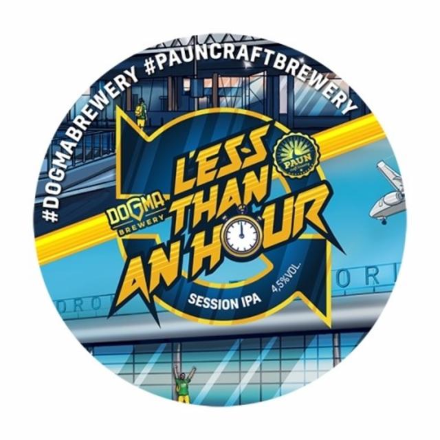 Less Than An Hour 4.5%, Dogma Brewery, Serbia