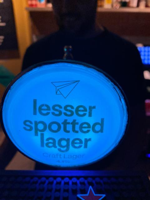 Lesser Spotted Lager 4.1%, Out Of Office, Northern Ireland