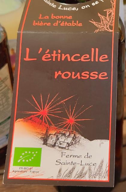 L'Étincelle Rousse 7.5%, Ferme De Sainte Luce, France