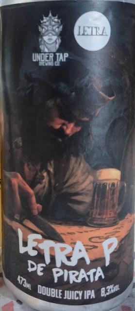 Letra P de Pirata 8.3%, Under Tap, Brazil