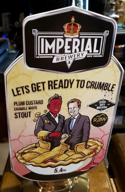 Let's Get Ready To Crumble 5.4%, Imperial Brewery, England