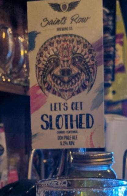 Let's Get Slothed 5.2%, Saints Row Brewing Co, England