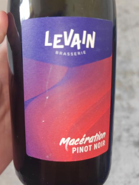levain maceration pinot noir 7.0%, Brasserie Levain, France