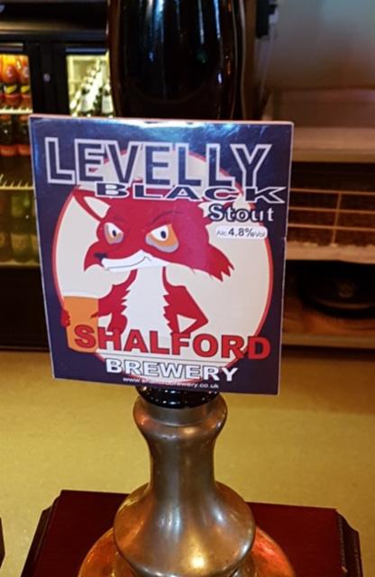 Levelly Black 4.8%, Shalford Brewery, England