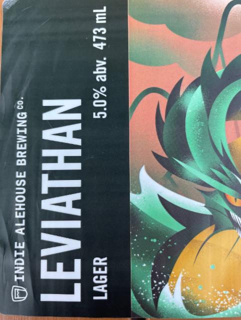 Leviathan 5.0%, Indie Alehouse Brewing Co, Canada