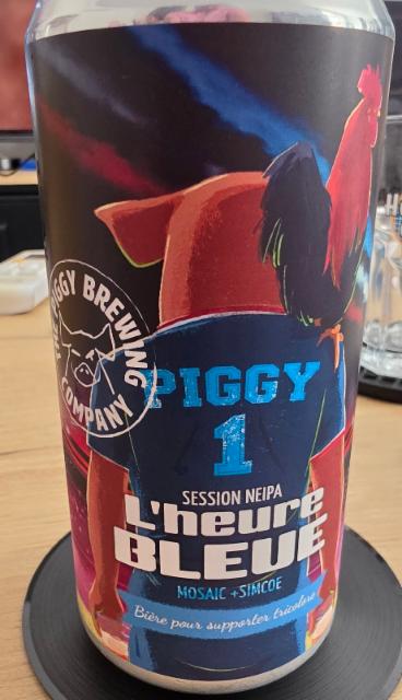 L'heure bleue 4.5%, The Piggy Brewing Company, France