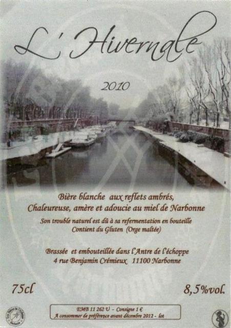 L'Hivernale 8.0%, L'Antre De L'Échoppe, France