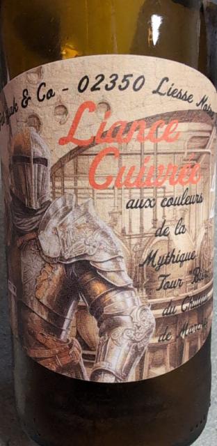 Liance Cuivrée 7.0%, Brasserie Pet'Zak, France