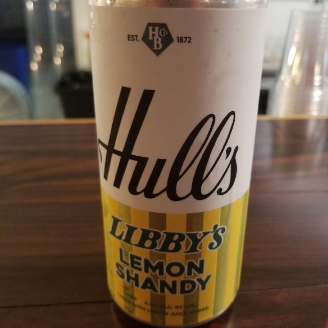 Libby's Lemon Shandy 4.3%, Hull's, United States