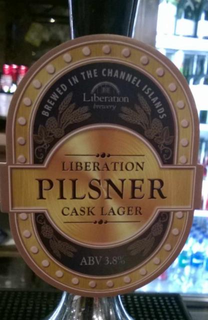 Liberation Pilsner 4.0%, Liberation Brewing Co., Jersey