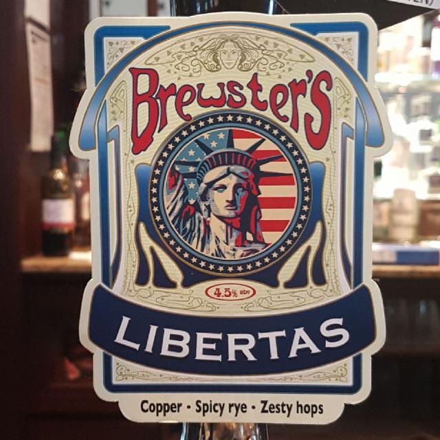 Libertas 4.5%, Brewster's Brewery, England