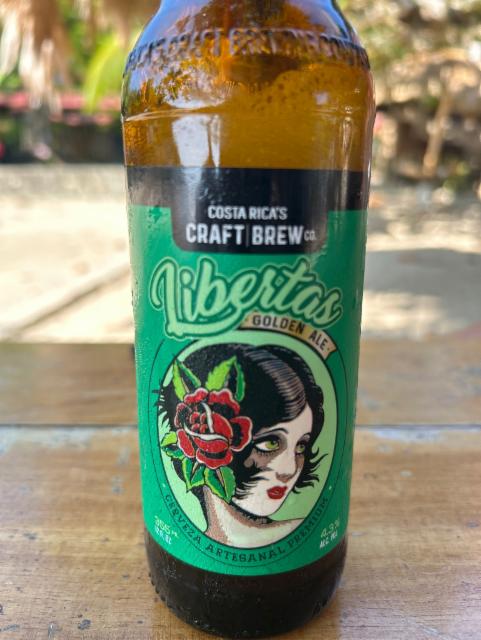 Libertas golden ale 4.3%, Costa Rica's Craft Brewing Company, Costa Rica