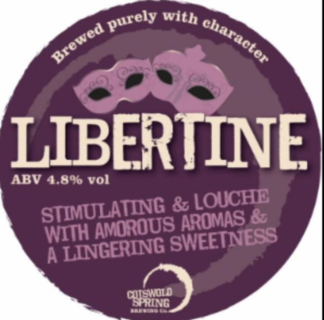 Libertine 4.8%, Cotswold Spring, England