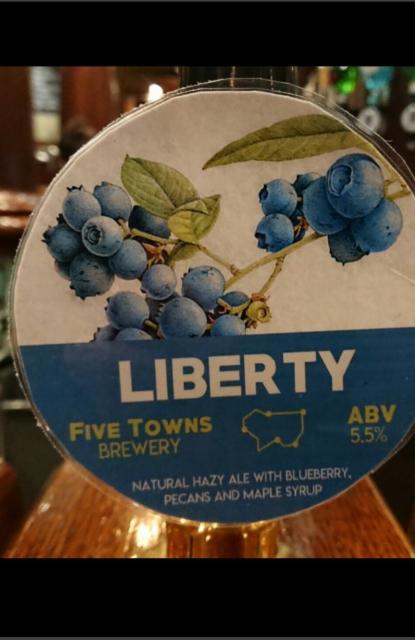 Liberty 5.5%, Five Towns Brewery, England