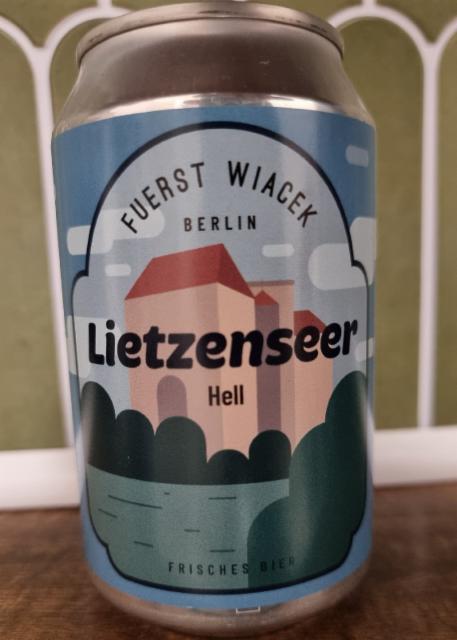 Lietzenseer Hell 5.0%, Fuerst Wiacek Berlin, Germany