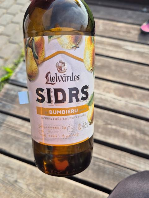 Sidrs Bumbieru 4.8%, Lielvārdes, Latvia