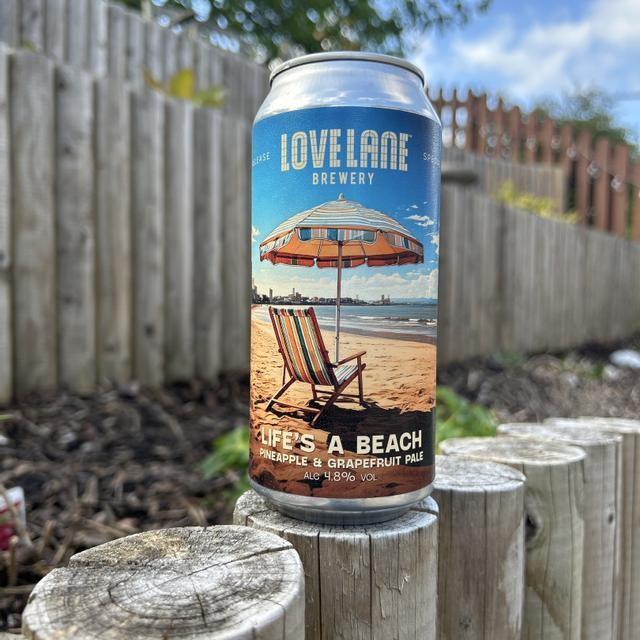 Life's a Beach 4.8%, Love Lane Brewing, England