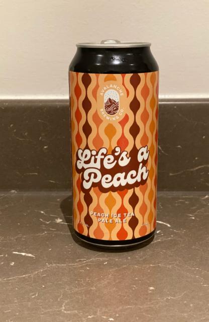 Life's A Peach 5.2%, Avalanche Brew Co, England