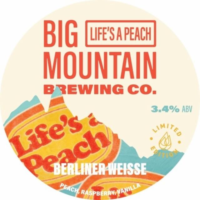 Life's A Peach 3.4%, Big Mountain Brewing Co., France
