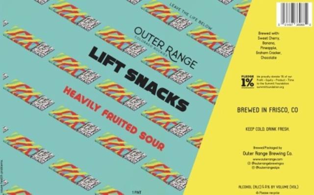 Lift Snacks 5.0%, Outer Range Brewing Co. (France), France