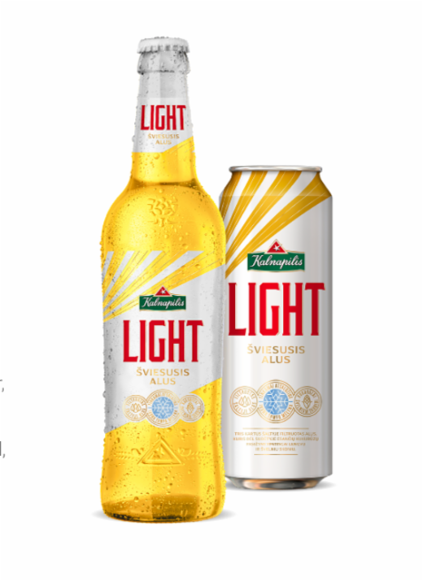 Kalnapilis Light 4.5%, Kalnapilis (Royal Unibrew), Lithuania