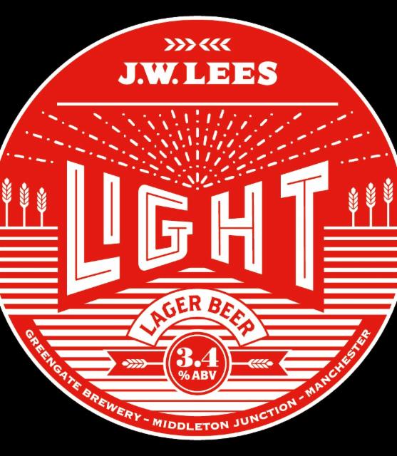 light 3.4%, J.W. Lees Brewery, England