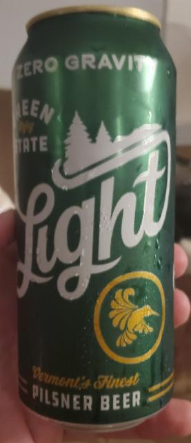 Light 4.0%, Zero Gravity Craft Brewery, United States