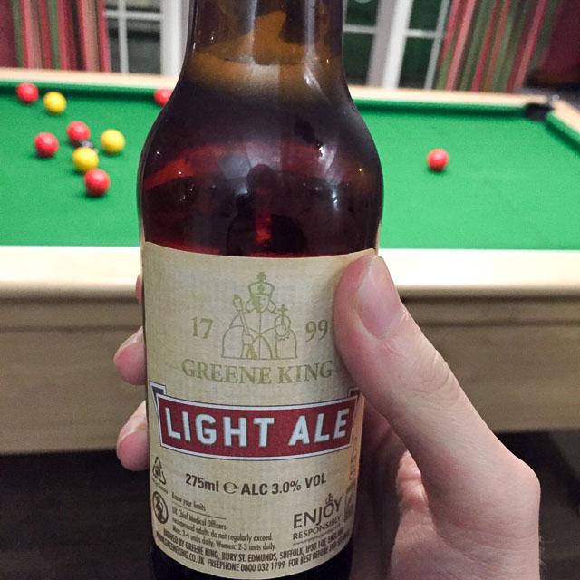 Light Ale 3.0%, Greene King, England