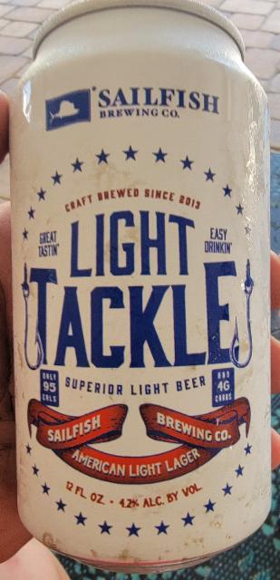 light tackle 4.2%, Sailfish Brewing Company, United States