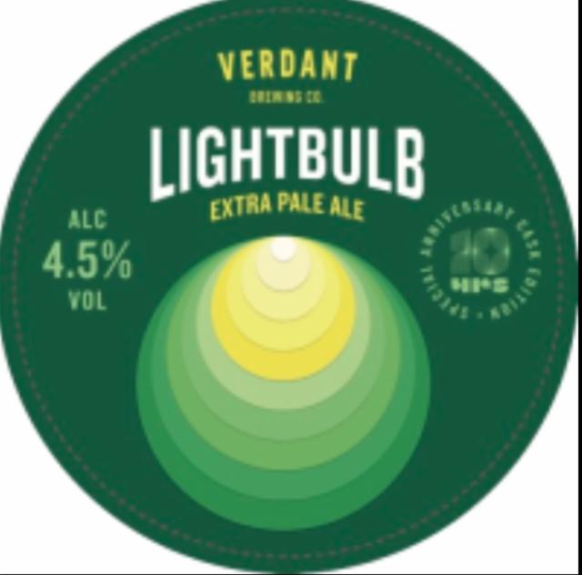 Lightbulb (10th Anniversary Cask Edition) 4.5%, Verdant Brewing Co., England