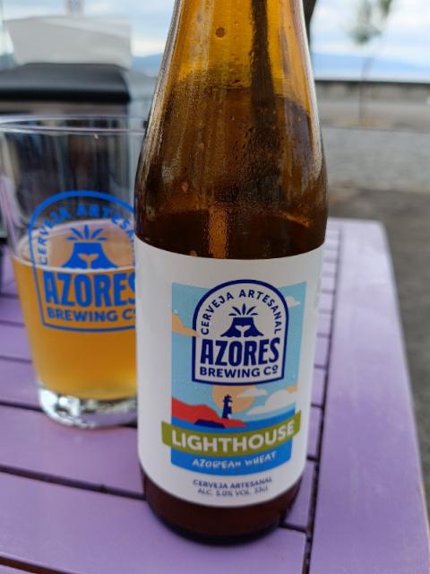 lighthouse azorean wheat, Azores Brewing Company