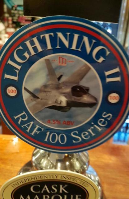 Lightning II RAF 100 Series 4.5%, Milestone Brewery, England