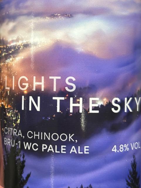 Lights in the Sky 4.8%, Burnt Mill Brewery, England