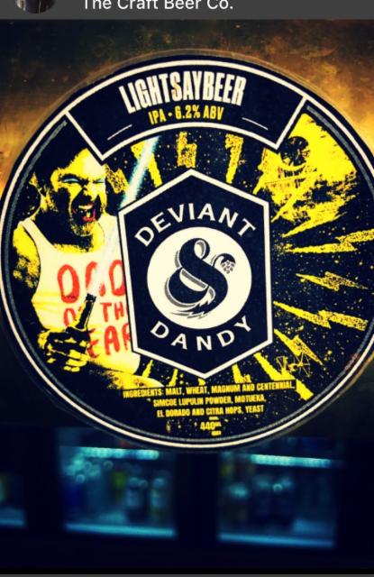 LightSayBeer 6.2%, Deviant & Dandy Brewery, England