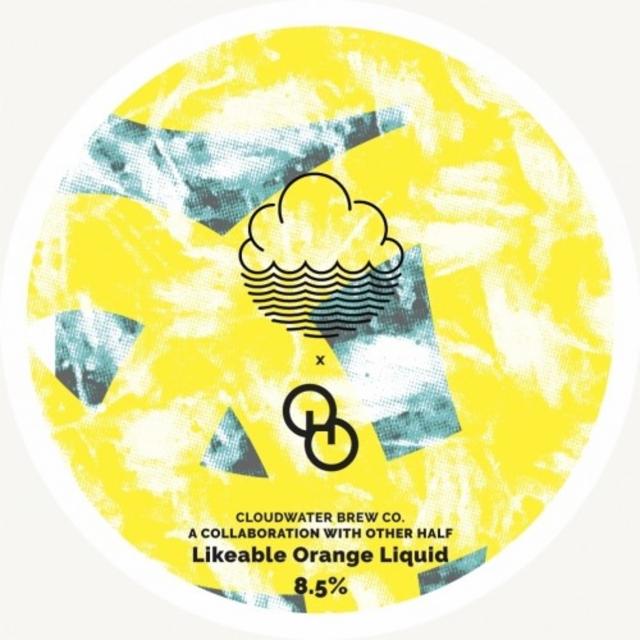 Likeable Orange Liquid 8.5%, Cloudwater Brew Co., England